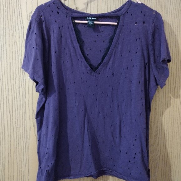 torrid Tops - Torrid Purple Top